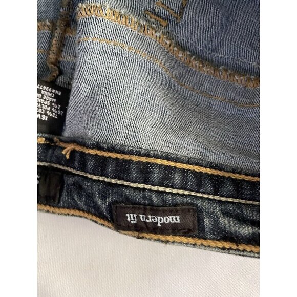 A.N.A Woman Dark Wash Low Rise Fashion Boot Cut Jeans 16W Modern Fit Cotton Blen - Picture 7 of 10